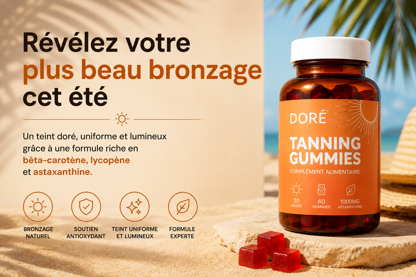 Gummies autobronzantes DORÊ™